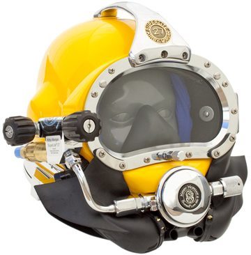 Kirby Morgan SuperLite® 27 Commercial Diving Helmet with Posts and 455  Regulator 500-040