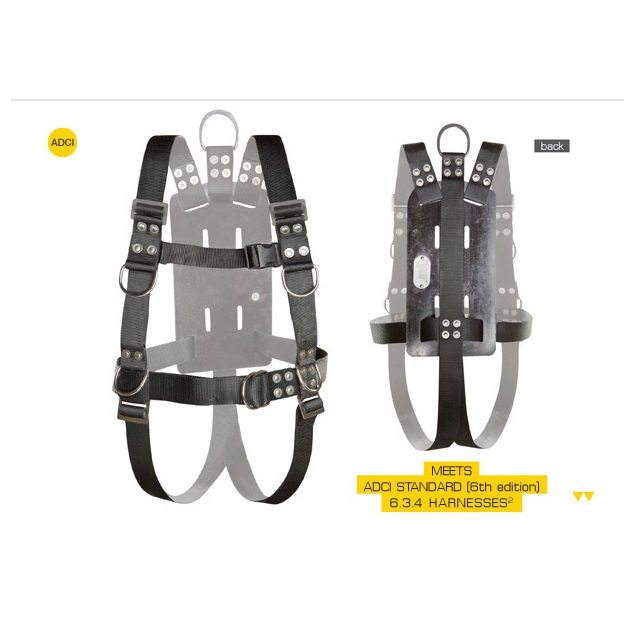 Atlantic Diving Equipment Harness Full Body Harness with Shoulder Adjusters – FB16510A