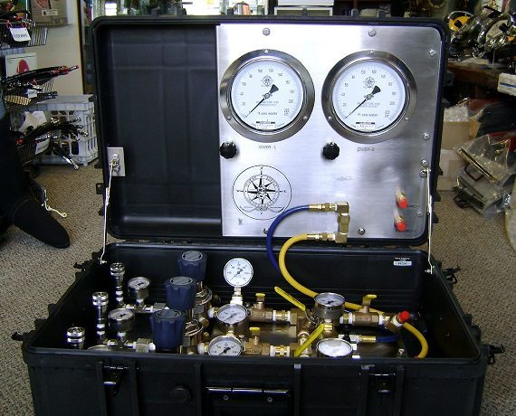 Divers Supply, Inc. Air Control Box, 2 Diver, 3HP Supply, 2 Pneumo, FSW